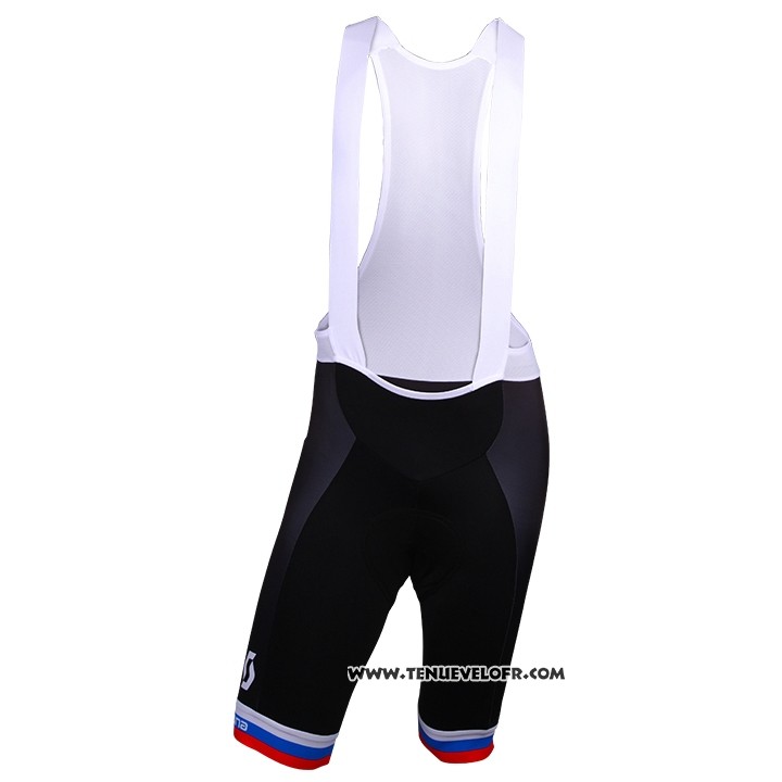 2018 Maillot Ciclismo Mitchelton Scott Champion Russie Manches Courtes et Cuissard